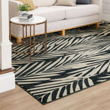Karastan Rugs Foundation by Stacy Garcia Home Calisto Machine Woven Polyester Area Rug Midnight 8' x 11'