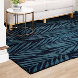 Karastan Rugs Foundation by Stacy Garcia Home Calisto Machine Woven Polyester Area Rug Ocean 8' x 11'