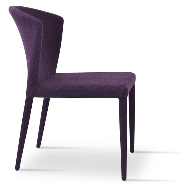 Soho Concept Capri Full Upholstered Stackable Dining Chair - Durable Camira Blazer Wool Fabric, 10-year Guarantee   Soho-concept-dining-chair-01720