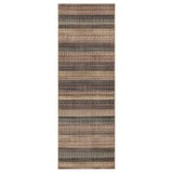 Caprice Area Rug - Elegant Striped Design with Durable Polyester, Machine Woven