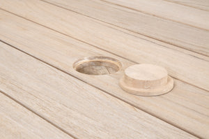 Essentials for Living Carmel Outdoor 54" Round Dining Table 6825-RD.GT Gray Teak