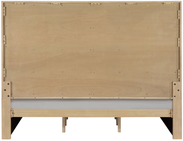 Casa Black Vegan Leather King Bed CasaBlack-K Meridian Furniture