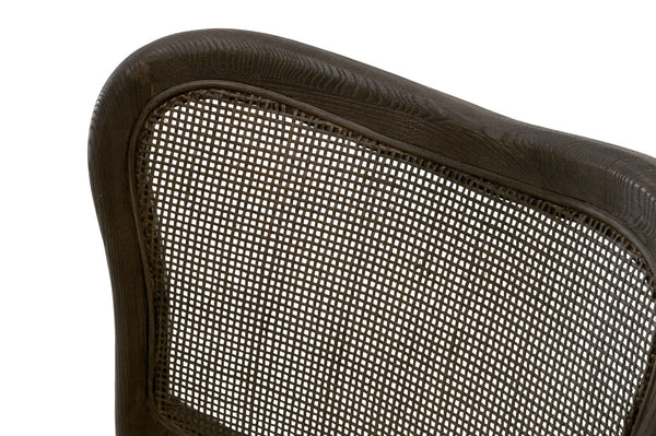 Essentials for Living Cela Dining Chair, Set of 2 6661.BISQ/MBO Bisque, Matte Brown Oak, Matte Brown Cane