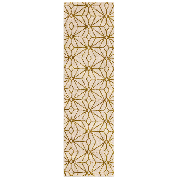 Celeste Brushed Gold 2' 4" x 7' 10" Area Rug Karastan Rugs