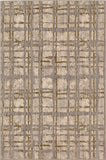 Karastan Rugs Axiom Chiasma Machine Woven Polyester Modern/Contemporary Area Rug Gold 5' 3" x 7' 10"
