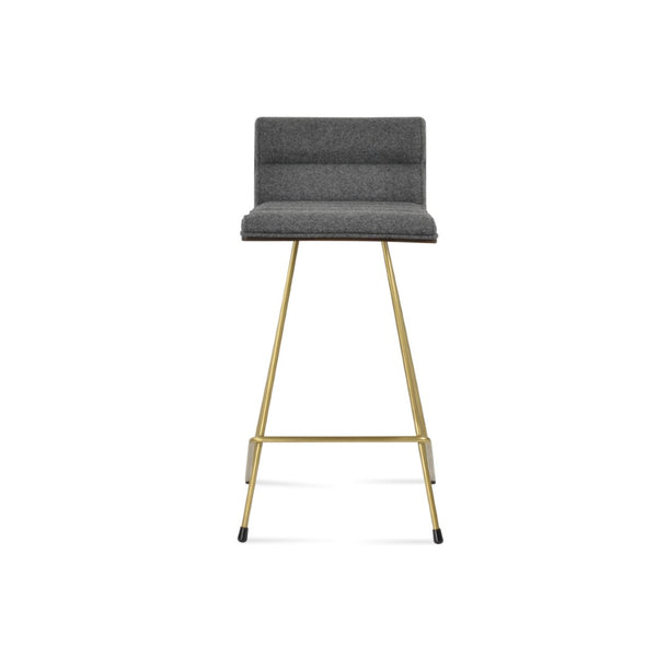 Soho Concept Corona Cat - Stylish Barstools With Comfort Wool Upholstery, Durable Wire Frame, 10-year Guarantee Dark Grey  Soho-concept-dining-chair-10994