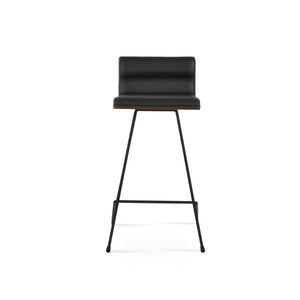 Soho Concept Corona Cat - Stylish Barstools With Comfort Wool Upholstery, Durable Wire Frame, 10-year Guarantee Black  Soho-concept-dining-chair-10989