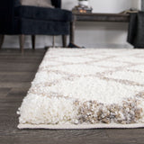 Orian Rugs Cotton Tail Belmar Machine Woven Polyester transitional Area Rug White Polyester