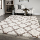Orian Rugs Cotton Tail Belmar Machine Woven Polyester transitional Area Rug White Polyester
