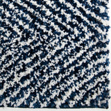 Orian Rugs Cotton Tail Harrington Machine Woven Polyester transitional Area Rug Navy Polyester