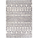 Orian Rugs Cotton Tail Nardik Machine Woven Polyester bohemian Area Rug Soft White Polyester