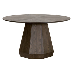 Essentials for Living Coulter 54" Round Dining Table 6064.BBRN Burnished Brown Ash