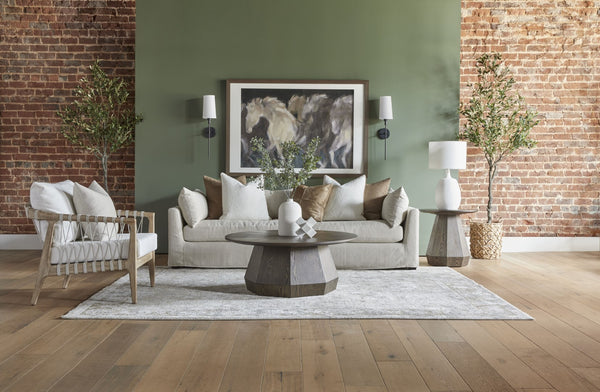 Essentials For Living Coulter Coffee Table - Timeless Transitional Design In Burnished Brown With Elegant Starburst Top Burnished Brown Mdf,Plywood,Ash Veneer 6065-ct.Bbrn