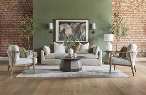 Essentials For Living Coulter Coffee Table - Timeless Transitional Design In Burnished Brown With Elegant Starburst Top Burnished Brown Mdf,Plywood,Ash Veneer 6065-ct.Bbrn