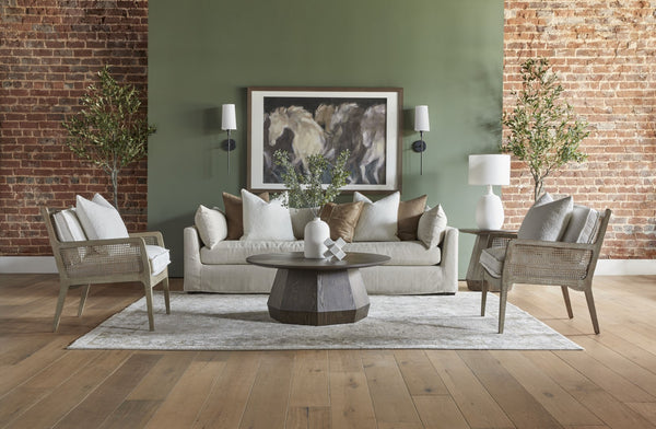 Essentials For Living Coulter Coffee Table - Timeless Transitional Design In Burnished Brown With Elegant Starburst Top Burnished Brown Mdf,Plywood,Ash Veneer 6065-ct.Bbrn