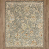 Karastan Rugs Coventry Kenilworth Hand Knotted Flatwoven Wool Area Rug Grey 9' x 12'