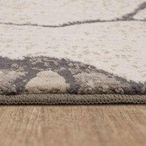 Karastan Rugs Rendition by Stacy Garcia Home Crescendo Machine Woven Triexta Modern/Contemporary Area Rug Oyster 2' 4" x 7' 10"