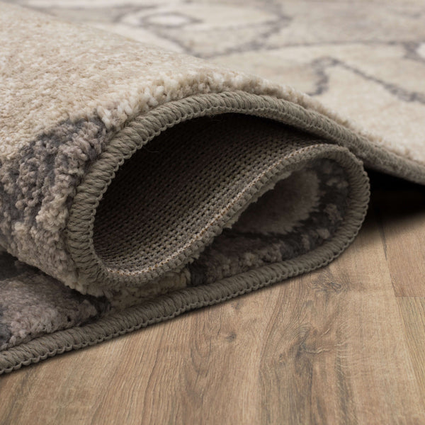 Karastan Rugs Rendition by Stacy Garcia Home Crescendo Machine Woven Triexta Modern/Contemporary Area Rug Oyster 2' 4" x 7' 10"