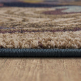 Karastan Rugs Rendition by Stacy Garcia Home Crescendo Machine Woven Triexta Modern/Contemporary Area Rug Periwinkle 2' 4" x 7' 10"