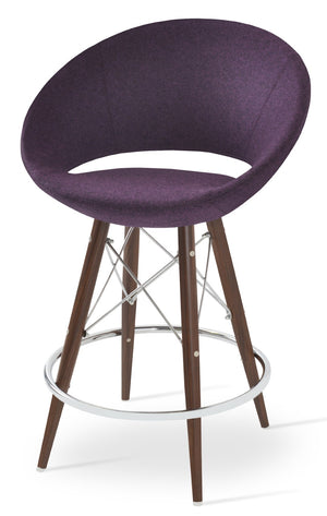 Soho Concept Crescent Mw Barstools & Counterstools - Stylish Comfort With Premium Fabrics, 10-year Warranty!   Soho-concept-dining-chair-11248