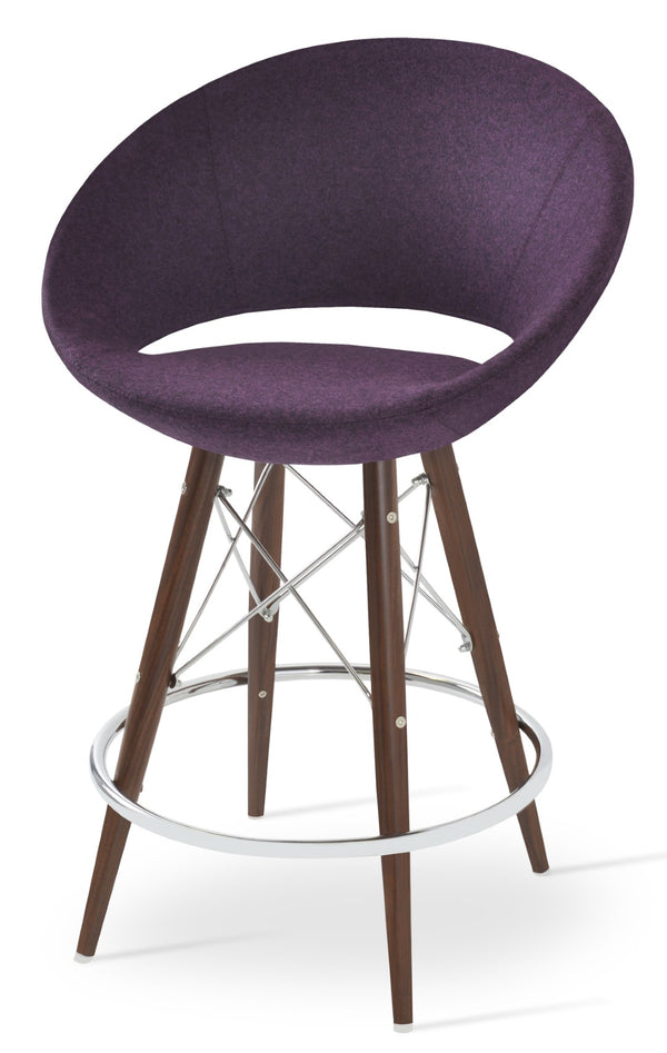 Soho Concept Crescent Mw Barstools & Counterstools - Stylish Comfort With Premium Fabrics, 10-year Warranty!   Soho-concept-dining-chair-11248