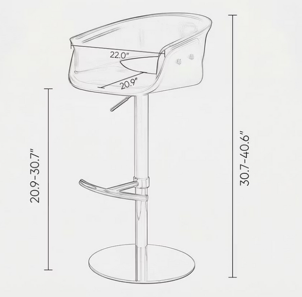 English Elm Modern PU Leather Swivel Barstool with Gas Lift for Kitchen Counter or Home Bar Green D1134165417