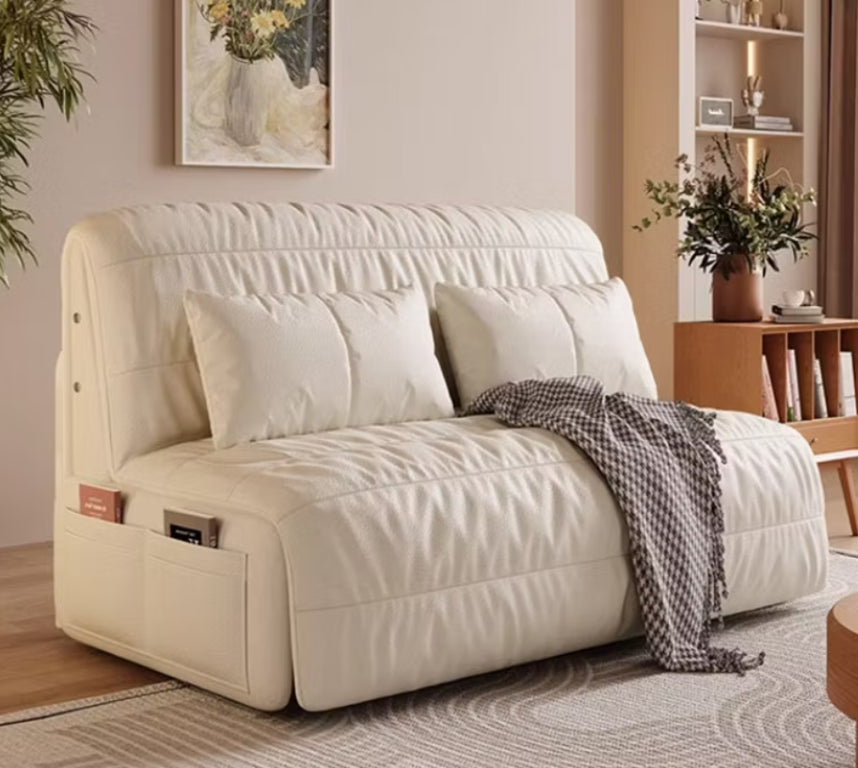 English Elm 62.99 Inch Electric Convertible Loveseat Sleeper with Pet Friendly Scratch Resistant Fabric D1134166179