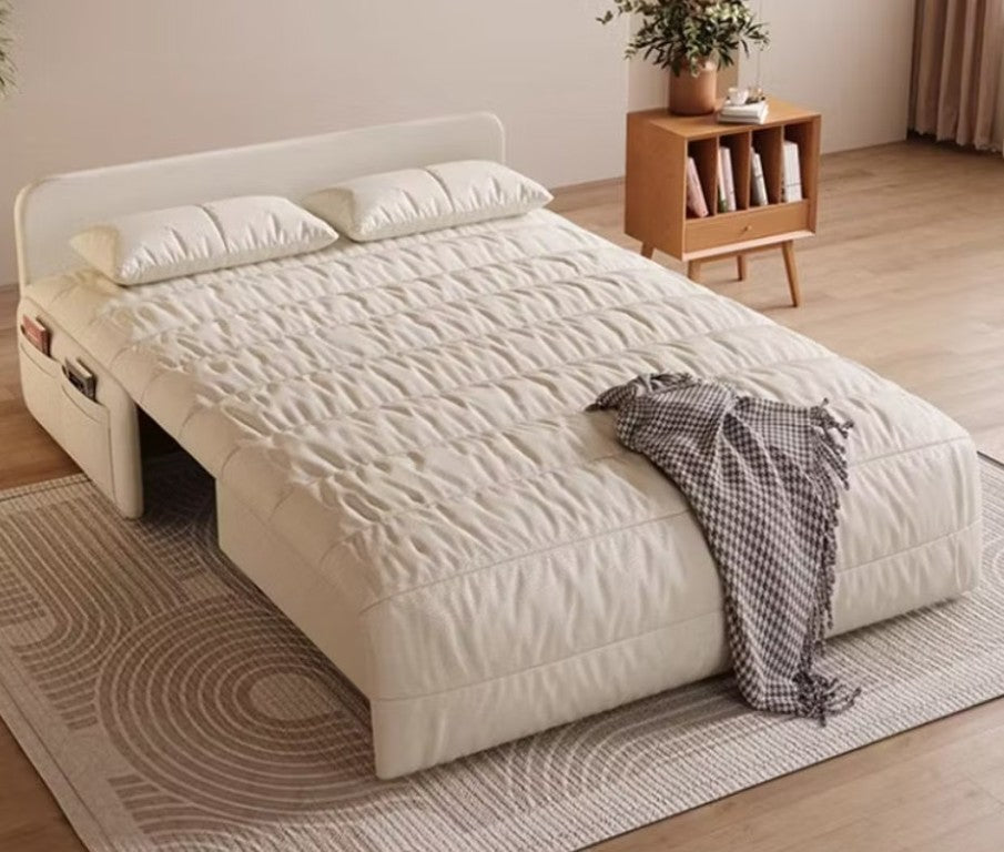 English Elm 62.99 Inch Electric Convertible Loveseat Sleeper with Pet Friendly Scratch Resistant Fabric D1134166179