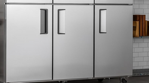 English Elm 71 Inch Stainless Steel Reach in Refrigerator 49 Cu Ft Fan Cooled Commercial Unit D858098811