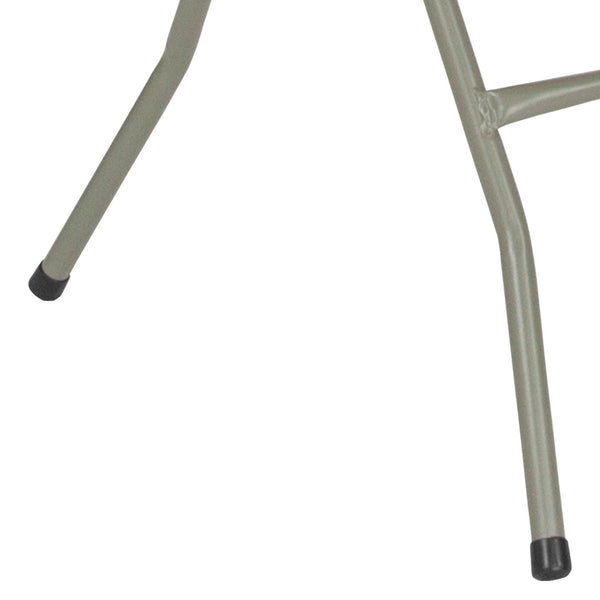 English Elm Linburgh Compact 1.95-Foot Brown Rattan Folding Table - Stylish, Durable, Ideal for Indoor & Outdoor Use DAD-FT60-GG