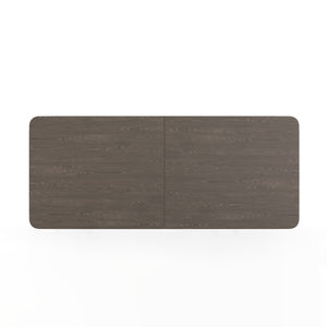 English Elm Elijah 6-Foot Portable Bi-Fold Folding Table with Carrying Handle for Easy Setup and Storage Brown 30"W x 72"L DAD-LF-183Z-GG