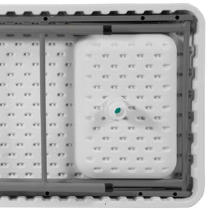 English Elm Wesley Portable Fish Cleaning Table - 4-Foot Outdoor Sink, Foldable Design for Camping & Prep DAD-PYZ-116-GG