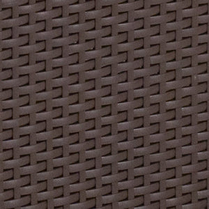 English Elm Seneca 5-Piece Outdoor Faux Rattan Chair and Sofa Set with Stylish Chocolate Brown Finish DAD-SF-113RS-CBN-GG