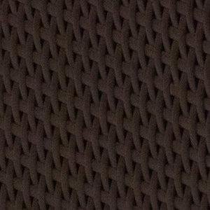 English Elm Seneca Chocolate Brown Faux Rattan Coffee Table - Stylish, Weather-Resistant Outdoor Accent Piece DAD-SF1-R-GG