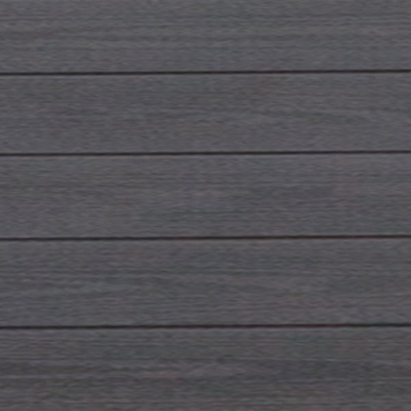 English Elm Seneca Stylish Faux Rattan Coffee Table – Lightweight, Weather-Resistant Design for Outdoor Living Spaces Dark Gray DAD-SF2-T-DKGY-GG