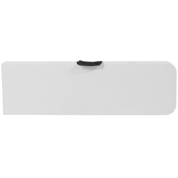 English Elm Atlas 72" Bi-Fold Granite White Folding Bench with Carrying Handle - Durable, Portable & Easy to Use DAD-YCD-183Z-2-GG