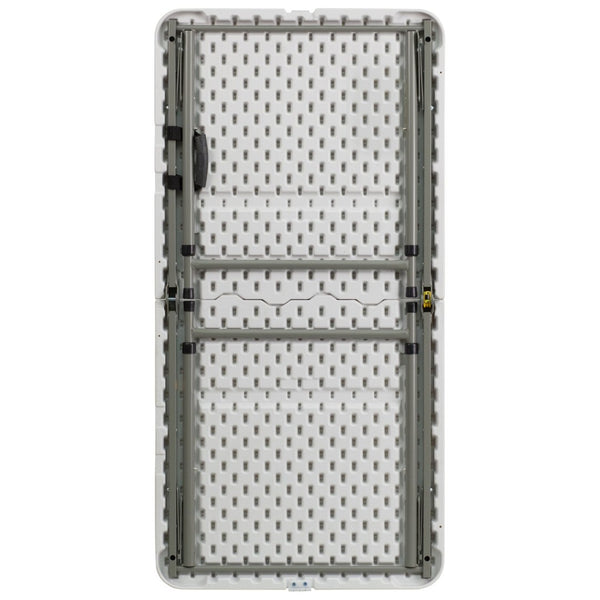 English Elm Elon 4-Foot Height Adjustable Folding Table - Durable, Portable, and Ideal for Events & Home Use DAD-YCZ-122Z-2-GG