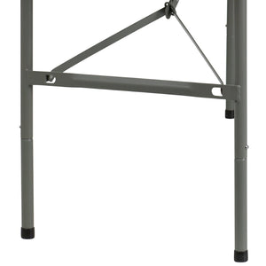 English Elm Elon 5-Foot Bi-Fold Folding Table - Durable Granite White Surface for Events, Easy Setup & Storage DAD-YCZ-152Z-GG