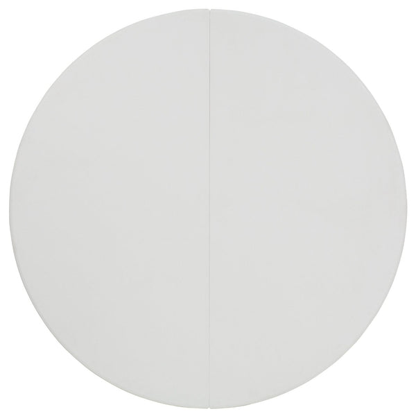 English Elm Elon 5-Foot Round Folding Table – Durable Granite White Design for Events, Parties & Everyday Use DAD-YCZ-154-GW-GG