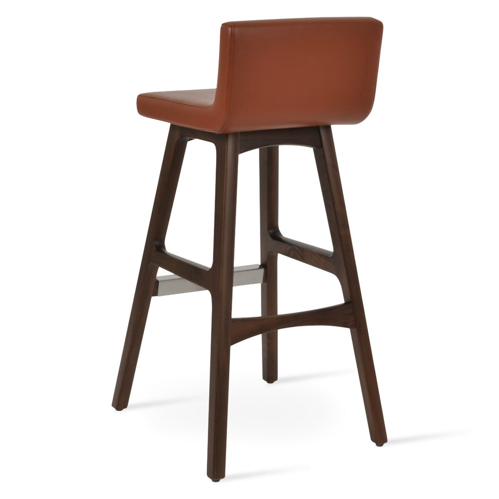 Soho Concept Dallas Premium Wood Barstools & Counterstools - Stylish Leatherette, 2-year Warranty, 300 Lbs Capacity White  Soho-concept-dining-chair-11456