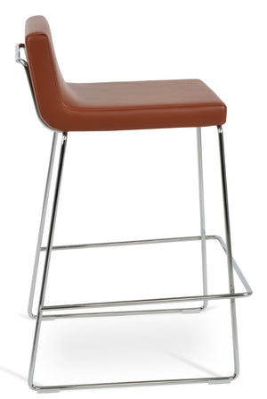 Soho Concept Dallas Wire Handle Barstools & Counterstools - Stylish Leatherette Seats With 2-year Guarantee! Chrome  Soho-concept-dining-chair-11397