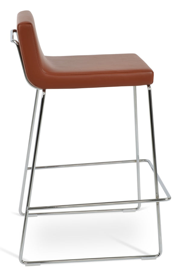 Soho Concept Dallas Wire Handle Barstools & Counterstools - Stylish Leatherette Seats With 2-year Guarantee! Chrome  Soho-concept-dining-chair-11397