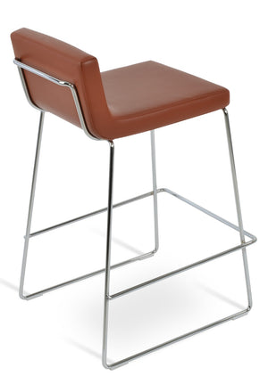 Soho Concept Dallas Wire Handle Barstools & Counterstools - Stylish Leatherette Seats With 2-year Guarantee! Chrome  Soho-concept-dining-chair-07746