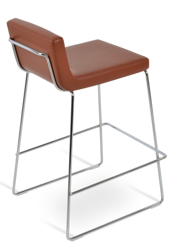 Soho Concept Dallas Wire Handle Barstools & Counterstools - Stylish Leatherette Seats With 2-year Guarantee! Chrome  Soho-concept-dining-chair-07746