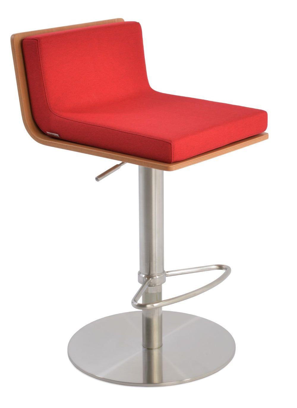 Soho Concept Dallas Piston Barstools & Counterstools - Modern Fabrics, Stylish Designs, 10-year Guarantee, Versatile Natural,Red  Soho-concept-dining-chair-11452