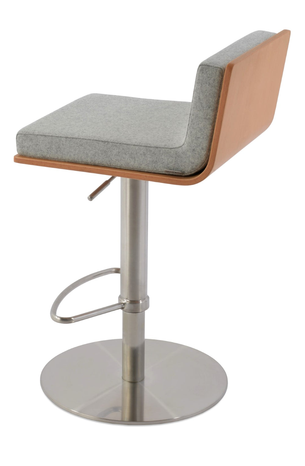 Soho Concept Dallas Piston Barstools & Counterstools With Genuine Leather, 10-year Guarantee, Stylish Comfort! Natural,Silver  Soho-concept-dining-chair-11451