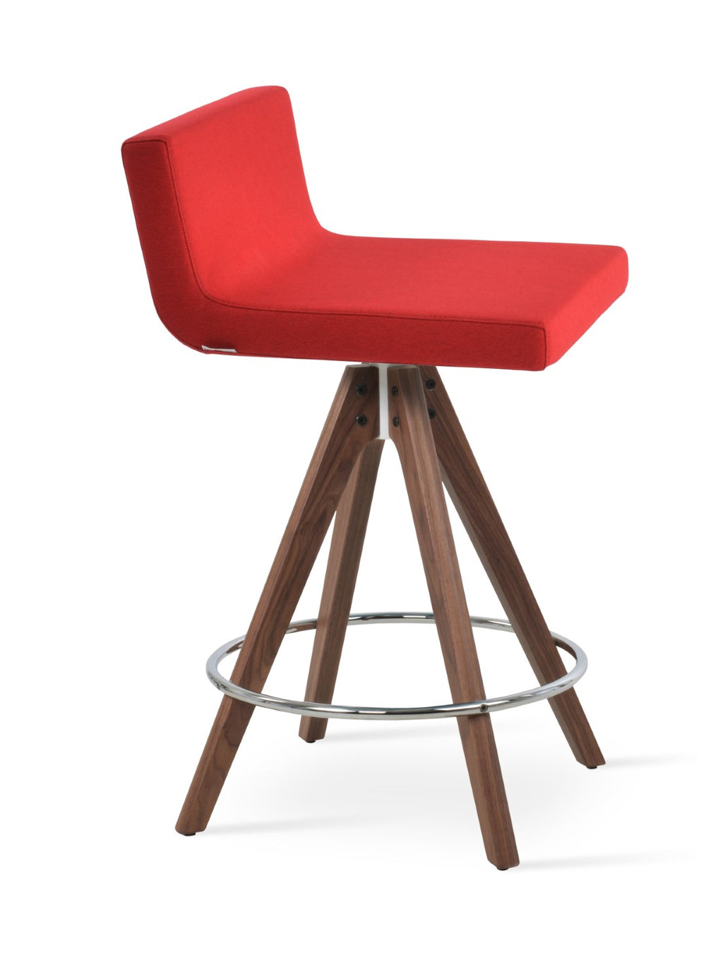 Soho Concept Dallas Pyramid Swivel Barstools & Counterstools - Luxurious Fabrics, Solid Wood Options & 10-year Guarantee   Soho-concept-dining-chair-11459