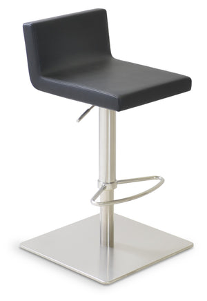 Soho Concept Dallas Piston Barstools & Counterstools - Stylish Leatherette, Adjustable Height & 2-year Warranty! Black  Soho-concept-dining-chair-11441