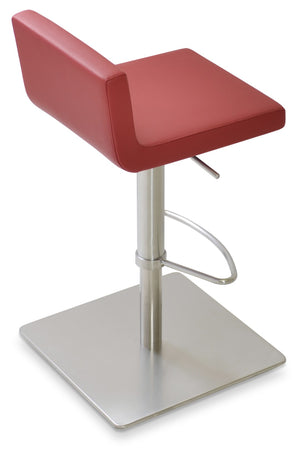 Soho Concept Dallas Piston Barstools & Counterstools - Stylish Leatherette, Adjustable Height & 2-year Warranty! Red  Soho-concept-dining-chair-11444