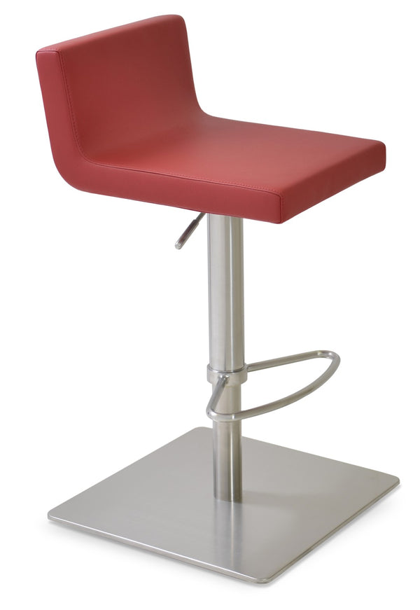 Soho Concept Dallas Piston Barstools & Counterstools - Stylish Leatherette, Adjustable Height & 2-year Warranty! Red  Soho-concept-dining-chair-11443